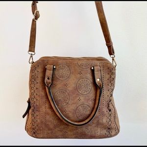 VR NYC | Lg Laser Cut Vegan Bag